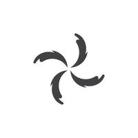 Wirbel Vektor Design Illustration Symbol Logo Vorlage