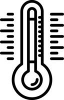Thermometer-Vektor-Icon-Design vektor
