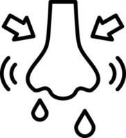 Rhinitis Vektor Symbol Design