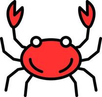 Krabbe Vektor Symbol Design