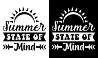 Benutzerdefiniert Typografie Vektor druckbar Sommer- Strand Zitate Design