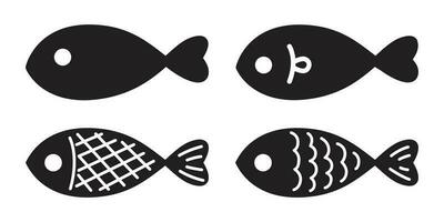 Fisch Vektor Lachs Logo Symbol Illustration Charakter Grafik Symbol Karikatur