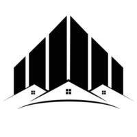 Haus Symbol. echt Nachlass Geschäft. Haus modern einzigartig Konzept. eben Symbol. vektor