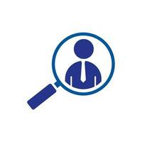 Suche Job Vektor Logo