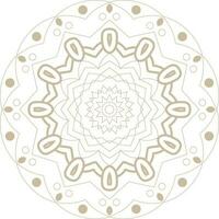 modern kreativ Mandala Design Hintergrund vektor