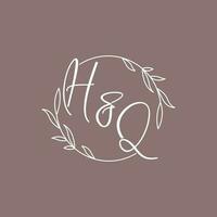 hq Hochzeit Initialen Monogramm Logo Ideen vektor