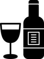 Wein-Vektor-Icon-Design vektor