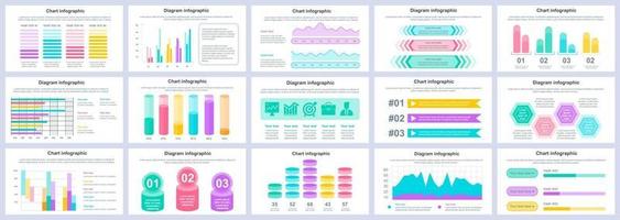 Business und Finanzen Infografiken Präsentation Folien Vorlage Vektor-Design-Vorlage vektor