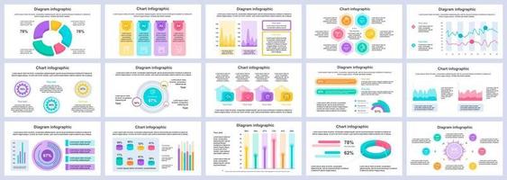 Business und Finanzen Infografiken Präsentation Folien Vorlage Vektor-Design-Vorlage vektor