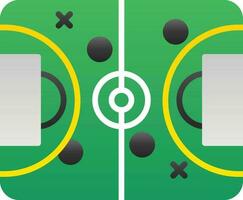 fotboll fält vektor ikon design