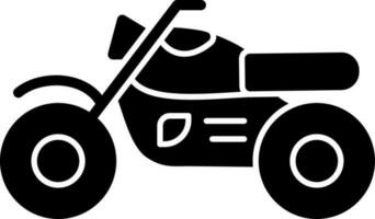 Motorrad-Vektor-Icon-Design vektor