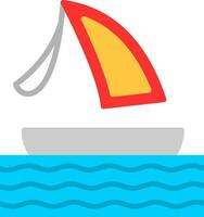 surfing båt vektor ikon design