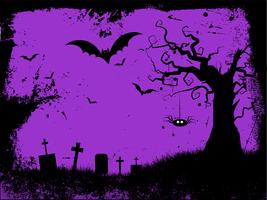 Grunge Halloween Hintergrund vektor