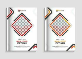 kreativ Buch Startseite Design mit modern gestalten vektor