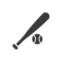 baseboll fladdermus ikon design vektor mall