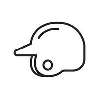 Baseball Helm Symbol Design Vektor