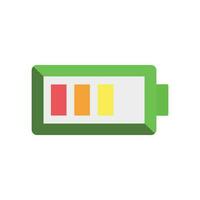 Batterie-Icon-Design-Vektor-Vorlage vektor