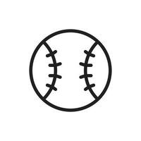 Baseball Symbol Design Vektor Vorlage