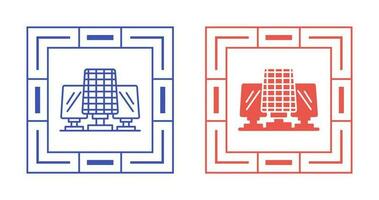 Vektorsymbol für Solarpanel vektor