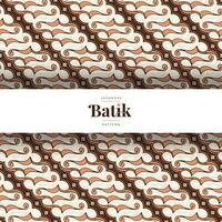 Batik Kunst nahtlos Muster Design vektor
