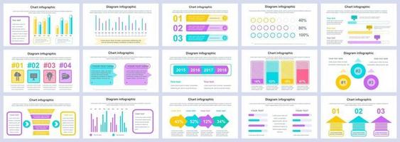 Business und Finanzen Infografiken Präsentation Folien Vorlage Vektor-Design-Vorlage vektor