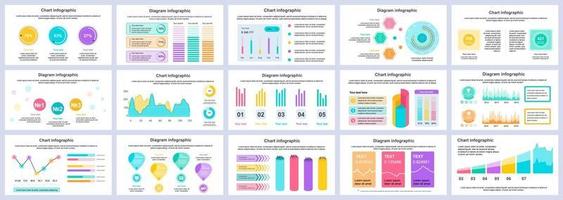 Business und Finanzen Infografiken Präsentation Folien Vorlage Vektor-Design-Vorlage vektor