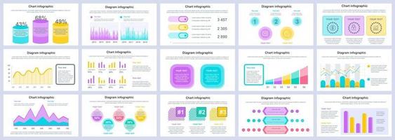 affärs- och finansinfographics presentationsmallar vektor designmall