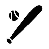 baseboll vektor fast ikon design illustration. olympic symbol på vit bakgrund eps 10 fil