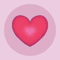 hjärta eller kärlek ikon logotyp eller illustration vektor