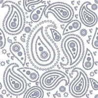 nahtloses Paisley-Musterdesign vektor