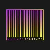 Barcode-Vektorsymbol vektor