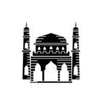 Moschee Illustration Design-Vorlage vektor