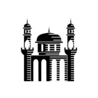 Moschee Illustration Design-Vorlage vektor