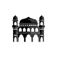 Moschee Illustration Design-Vorlage vektor