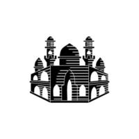 Moschee Illustration Design-Vorlage vektor