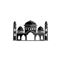 Moschee Illustration Design-Vorlage vektor