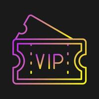 vip privilegium vektor ikon