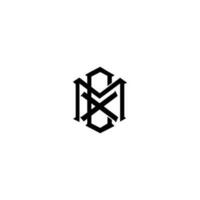 mxa logotyp ikon vektor