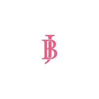 jb letter logotyp vektor