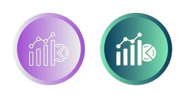 Diagrammvektorsymbol vektor