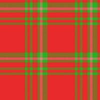 prüfen nahtlos Vektor. Tartan Plaid Textur. Muster Textil- Hintergrund Stoff. vektor