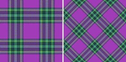 sömlös vektor textur. tyg tartan kolla upp. mönster bakgrund pläd textil.