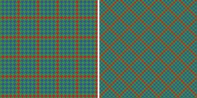 Hintergrund Stoff Muster. Plaid Vektor Textil. prüfen Textur nahtlos Schottenstoff.