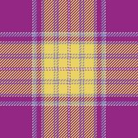 pläd kolla upp mönster. sömlös tyg textur. tartan textil- skriva ut. vektor