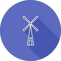 Symbol für Windmühlenvektor vektor