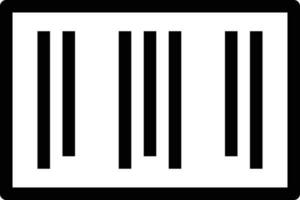 Barcode-Vektorillustration auf einem Hintergrund. Premium-Qualitätssymbole. Vektorsymbole für Konzept und Grafikdesign. vektor