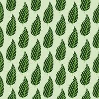 dekorativ tropisch Palme Blätter nahtlos Muster. Urwald Blatt Hintergrund. exotisch botanisch Textur. vektor