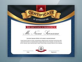 Mehrzweck Professional Certificate Template Design vektor