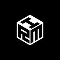 Rmi-Brief-Logo-Design in Abbildung. Vektorlogo, Kalligrafie-Designs für Logo, Poster, Einladung usw. vektor