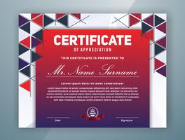 Mehrzweck Professional Certificate Template Design vektor